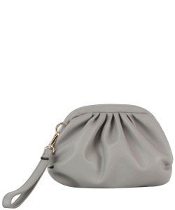 Small Frame Pouch Clutch Bag DX-0186 GRAY